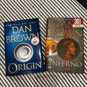 Dan Brown Books - Origin and Inferno